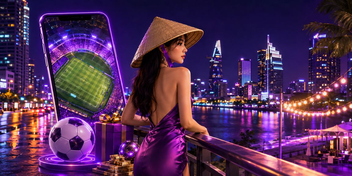 Người chơi tại TP Hồ Chí Minh sử dụng điện thoại để theo dõi cược thể thao